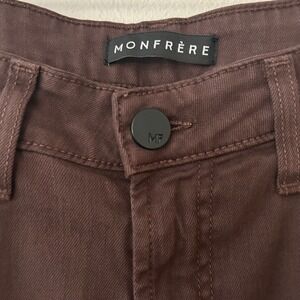 MONFRERE Brando Mens Jeans 29x32 Cafe Brown Stretch Straight Leg Pants